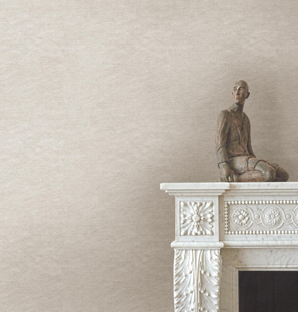 York Azmaara Taupe Texture Wallpaper