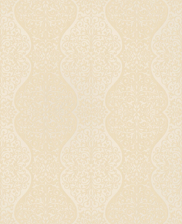 York Cadence Gold Scroll Wallpaper