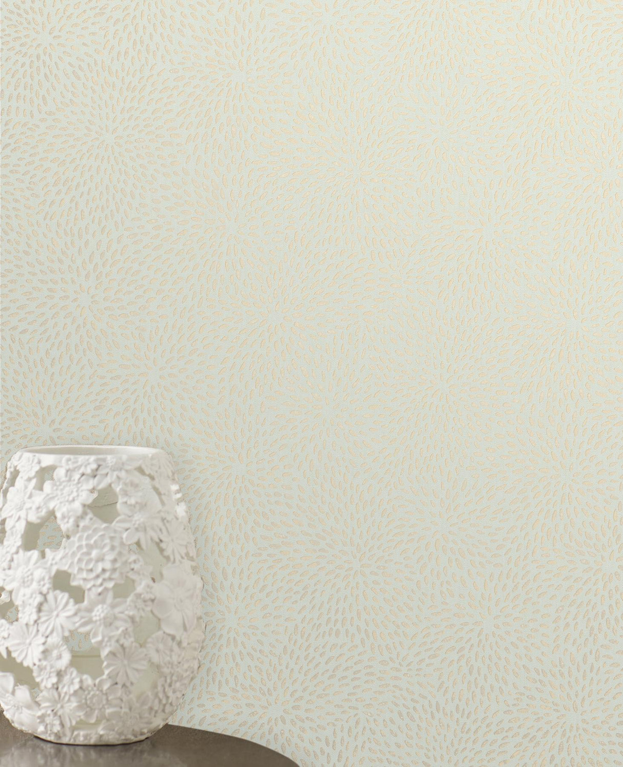 York Mezzo Green Floral Wallpaper