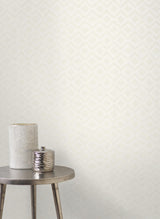 York Cadenza Grey Geometric Wallpaper