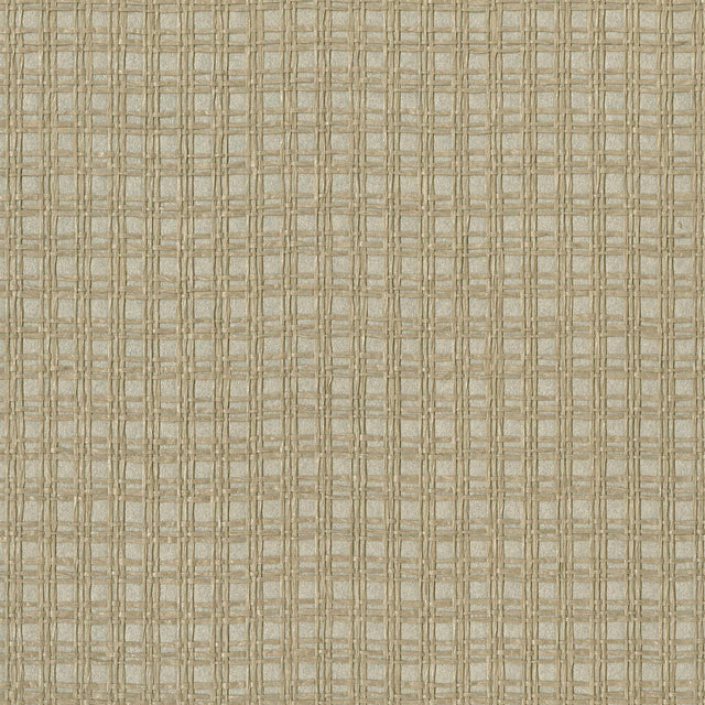 York Kori Khaki Grasscloth Wallpaper