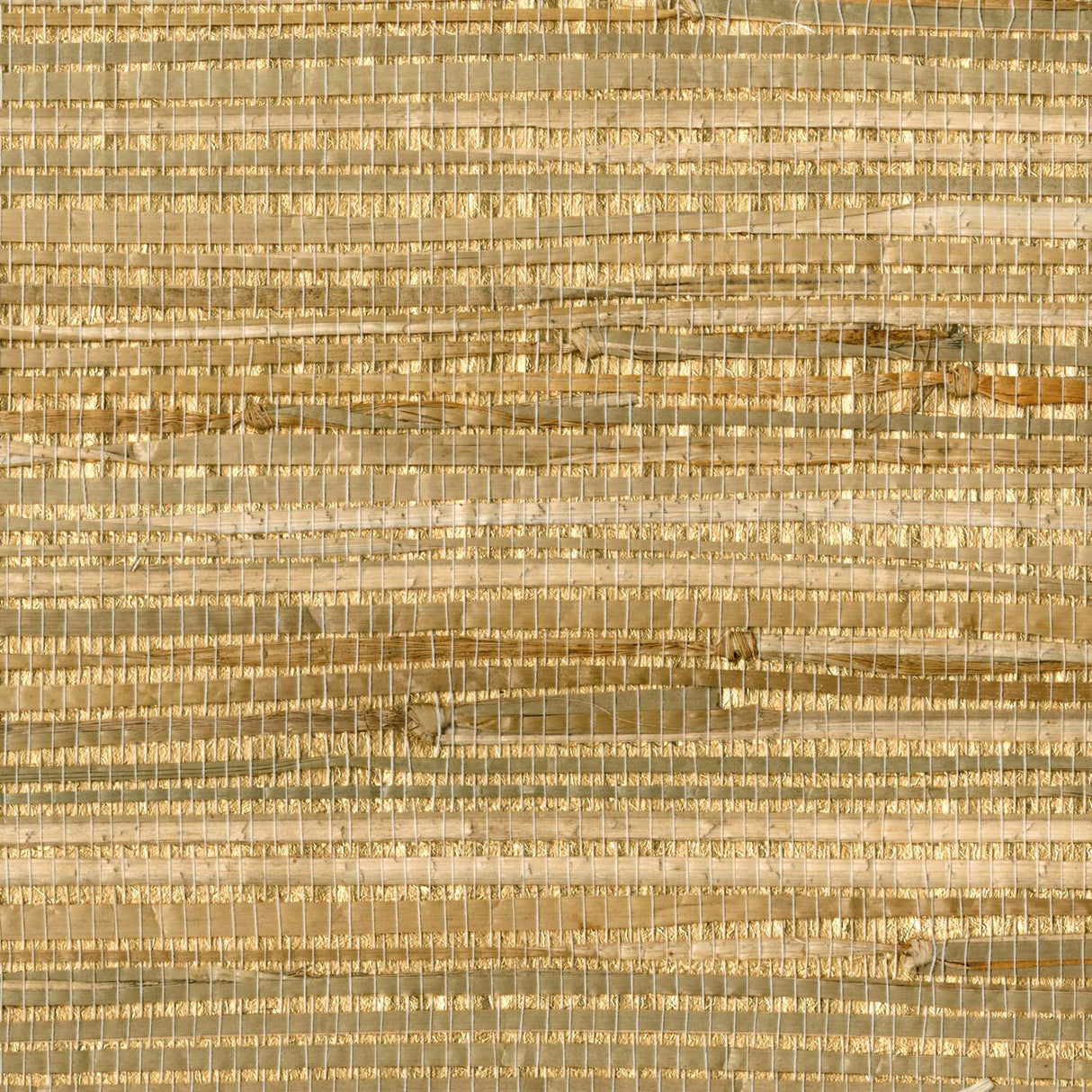 York Zoho Neutral Foil Grass Wallpaper