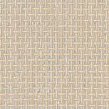 York Tai Xi Cream Grasscloth Wallpaper