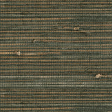 York Reju Charcoal Grasscloth Wallpaper