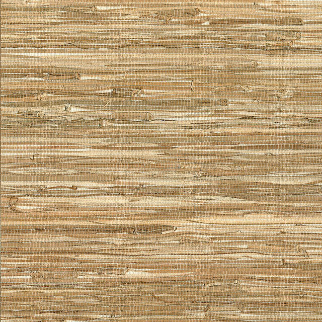 York Meho Neutral Grasscloth Wallpaper