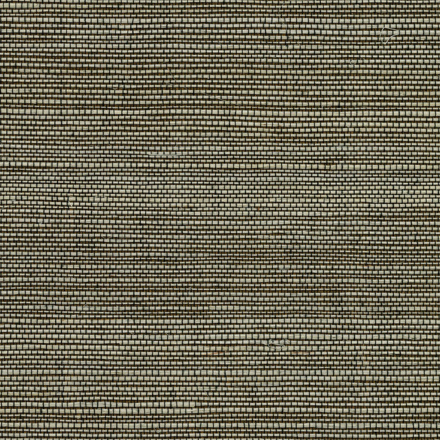 York Yunnan Brown Grasscloth Wallpaper