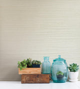 York Cebu Cream Grasscloth Wallpaper