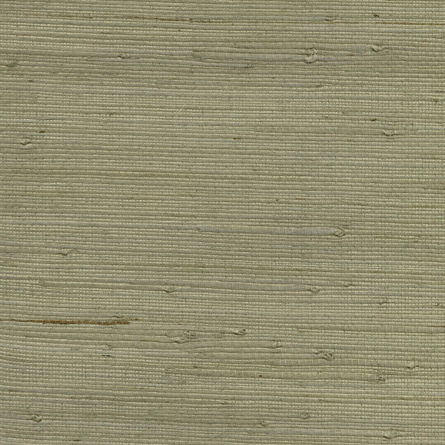 York Qiantang Grey Grasscloth Wallpaper