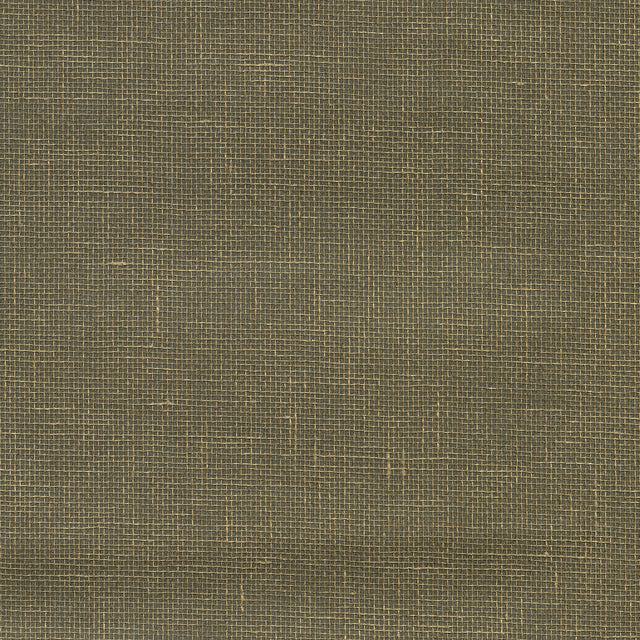 York Leyte Pewter Grasscloth Wallpaper
