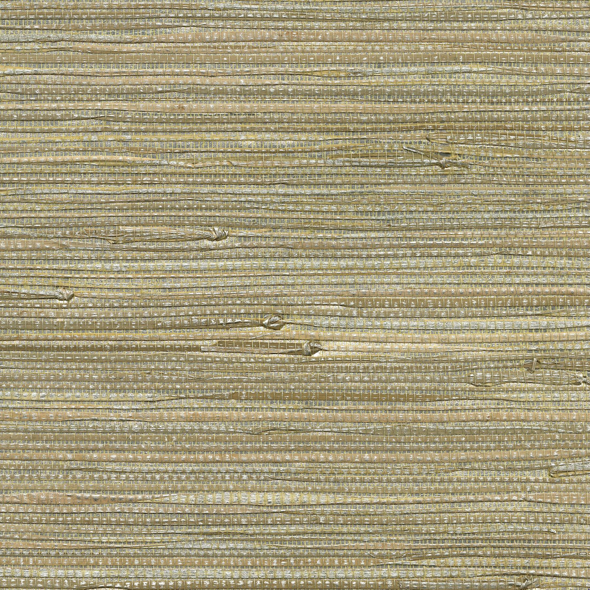 York Iriga Platinum Grasscloth Wallpaper