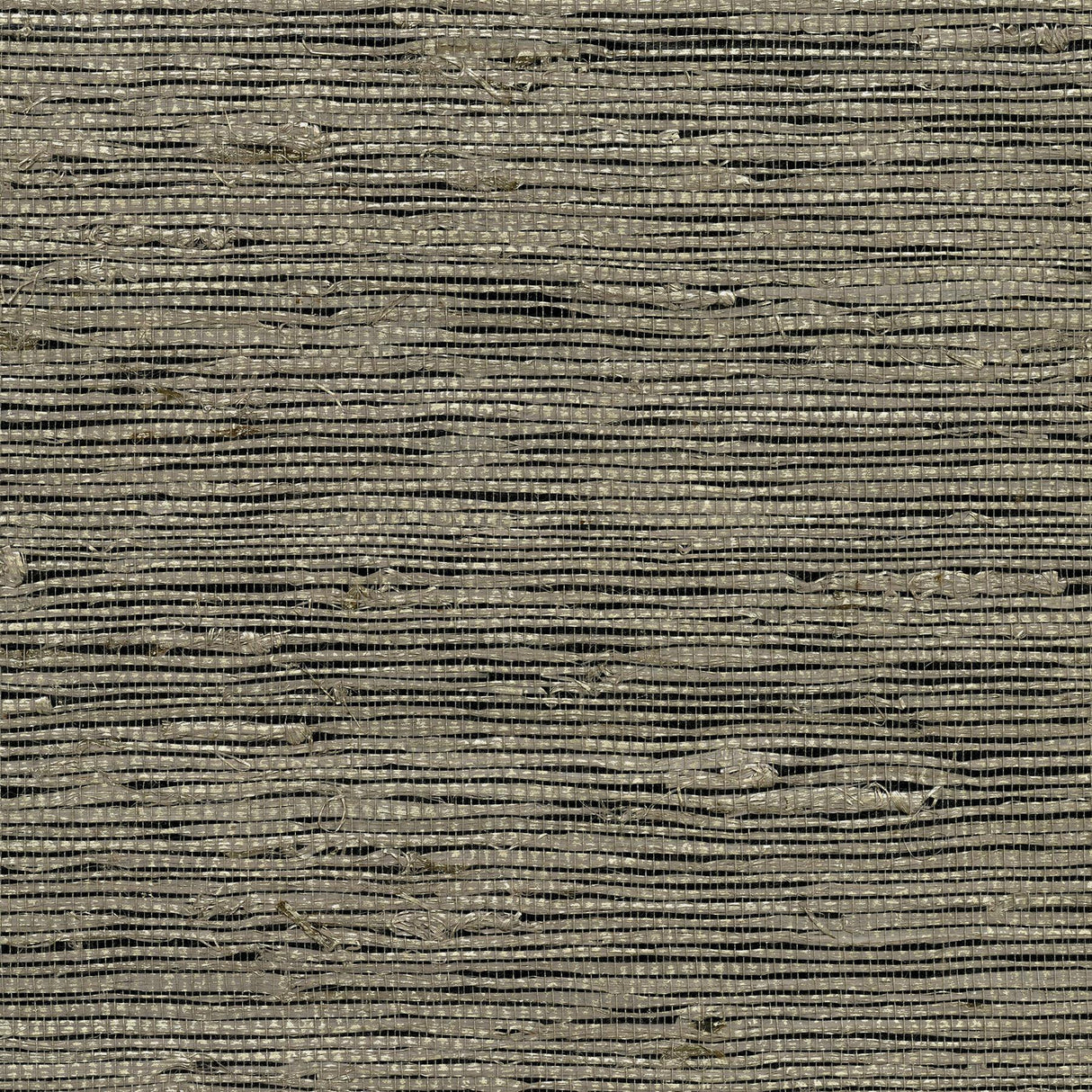 York Yangtze Taupe Grasscloth Wallpaper