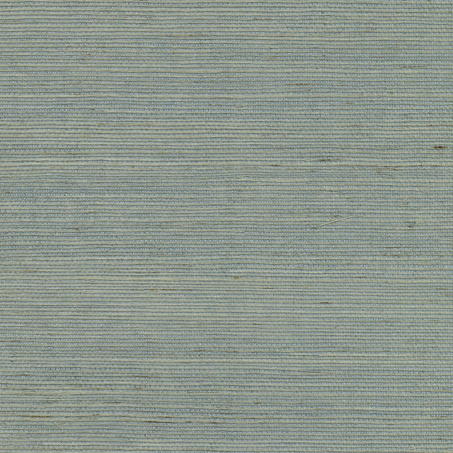York Zhejiang Aquamarine Sisal Grasscloth Wallpaper