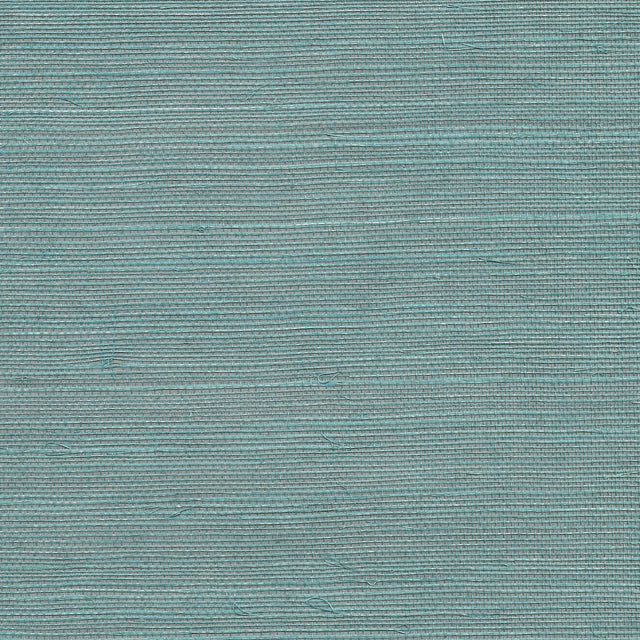 York Haiphong Turquoise Sisal Grasscloth Wallpaper