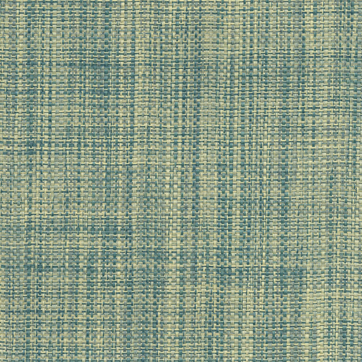 York Rizal Teal Raffia Grasscloth Wallpaper