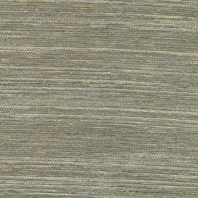 York Liaohe Silver Grasscloth Wallpaper