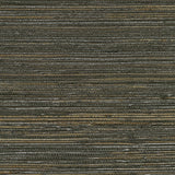 York Shandong Chocolate Ramie Grasscloth Wallpaper