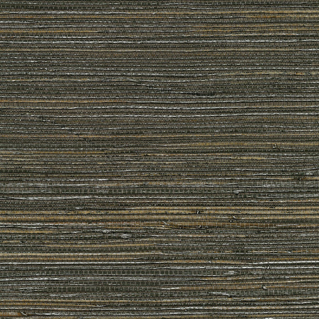York Shandong Chocolate Ramie Grasscloth Wallpaper