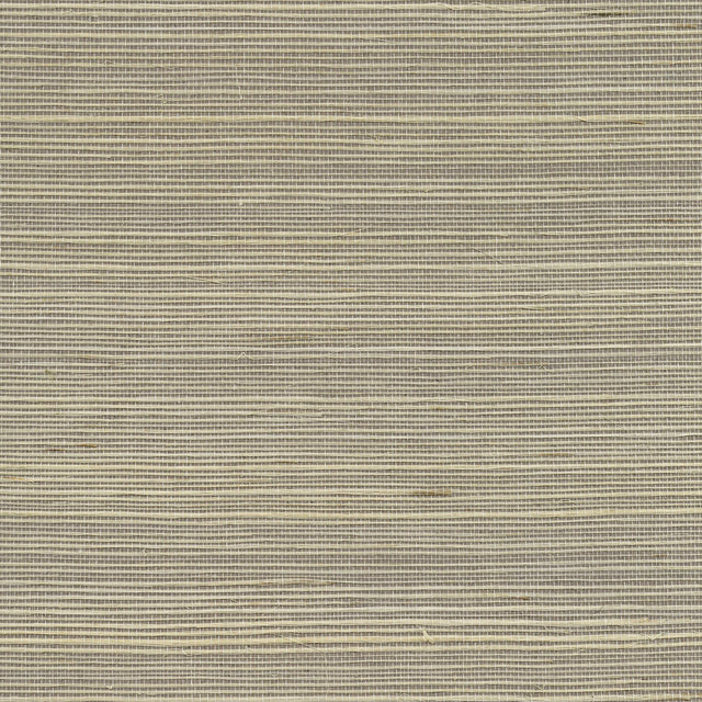 York Quing Taupe Sisal Grasscloth Wallpaper