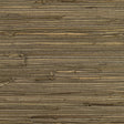 York Anhui Brown Grasscloth Wallpaper