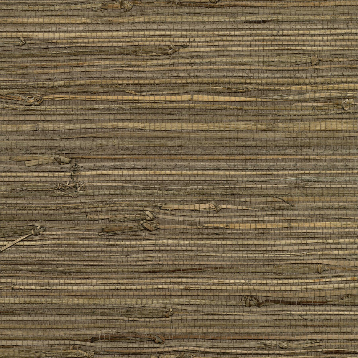 York Anhui Brown Grasscloth Wallpaper