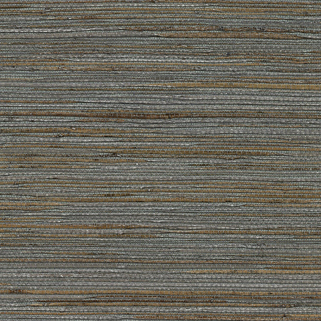 York Shandong Slate Ramie Grasscloth Wallpaper