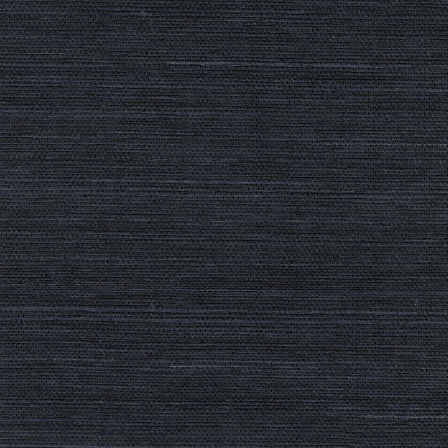 York Peninsula Navy Sisal Grasscloth Wallpaper