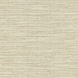 York Bay Ridge Taupe Faux Grasscloth Wallpaper