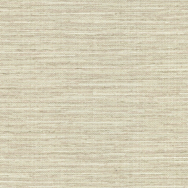 York Bay Ridge Taupe Faux Grasscloth Wallpaper