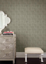 York Larue Blue Block Wallpaper