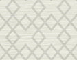 York Vana Light Grey Woven Diamond Wallpaper