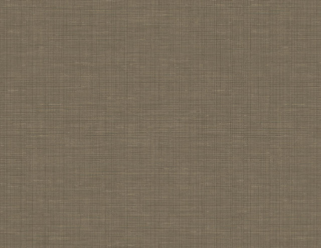 York Alix Dark Brown Twill Wallpaper