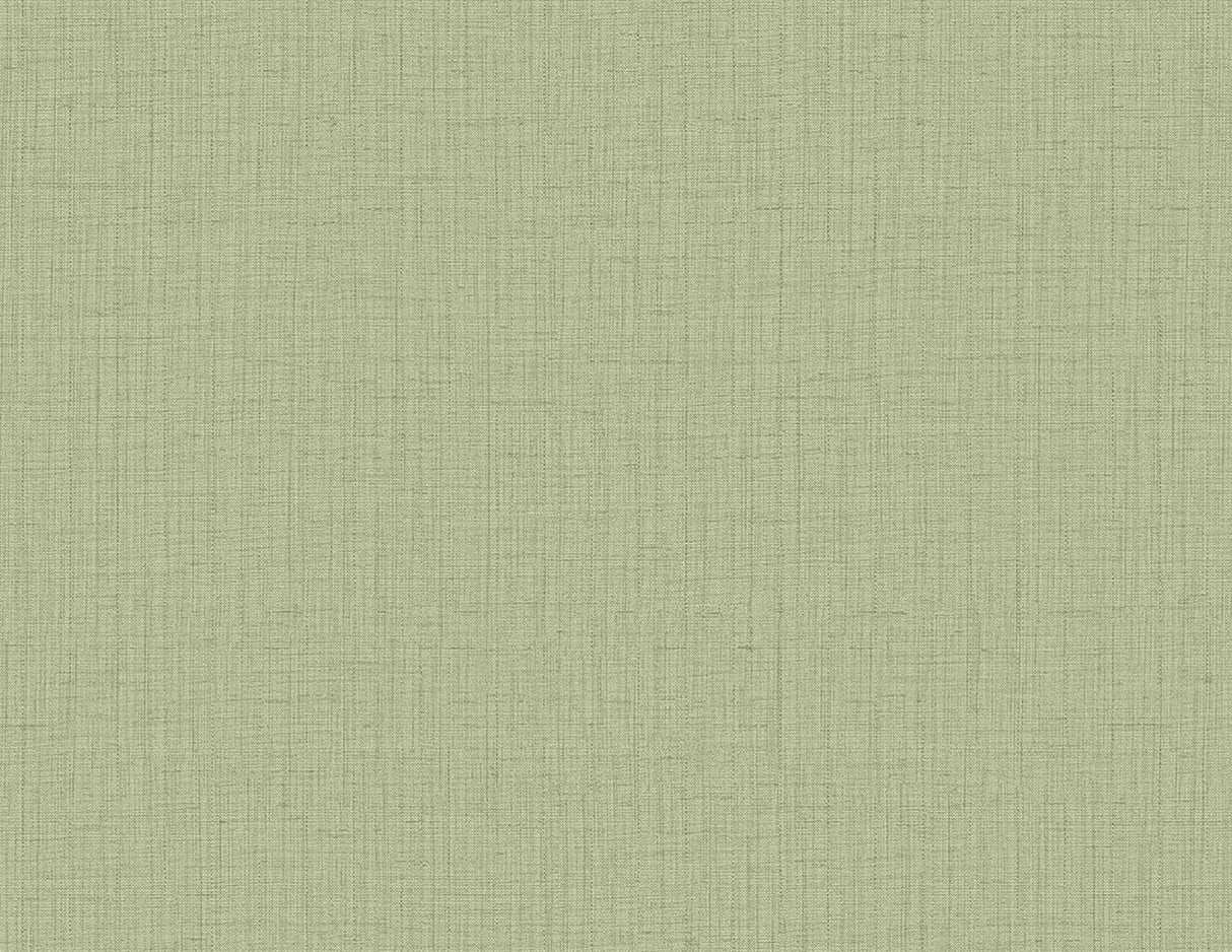 York Oriel Light Green Fine Linen Wallpaper
