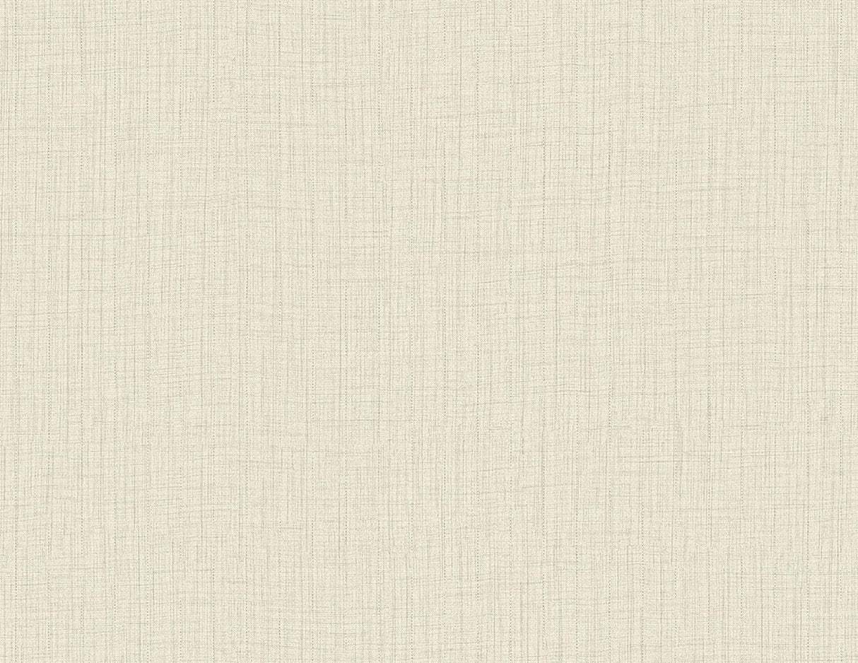 York Oriel Light Grey Fine Linen Wallpaper