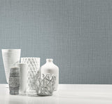 York Oriel Slate Fine Linen Wallpaper