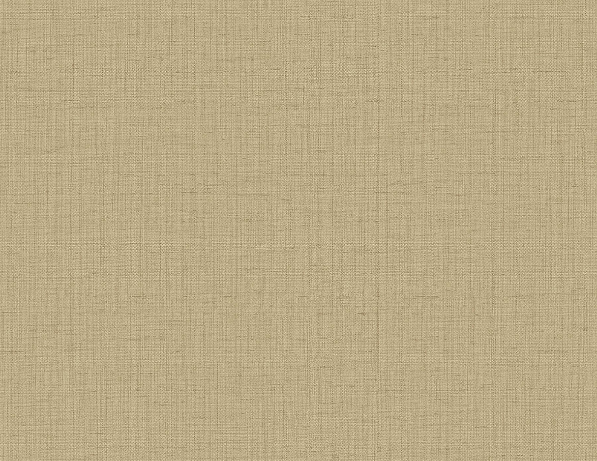 York Oriel Khaki Fine Linen Wallpaper