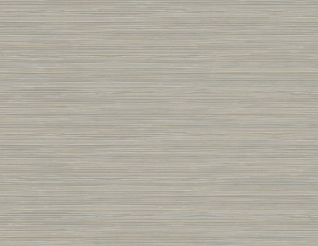 York Bondi Grey Grasscloth Texture Wallpaper