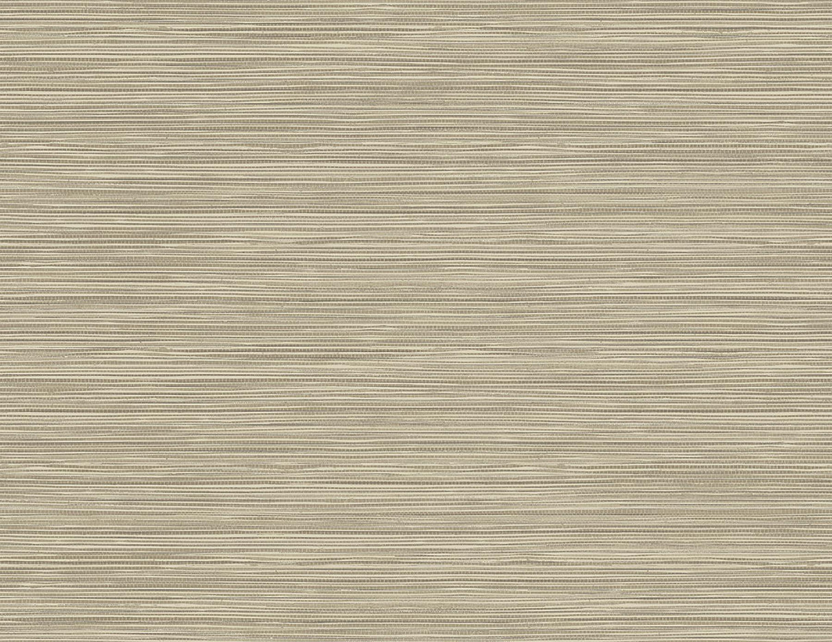 York Bondi Beige Grasscloth Texture Wallpaper