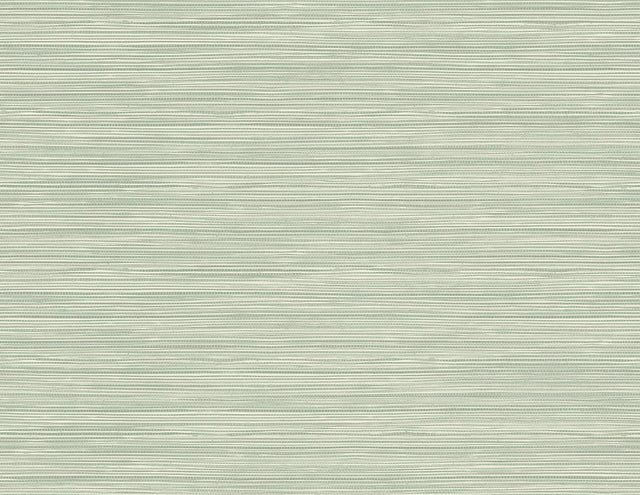 York Bondi Seafoam Grasscloth Texture Wallpaper