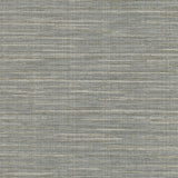 York Bay Ridge Grey Linen Texture Wallpaper