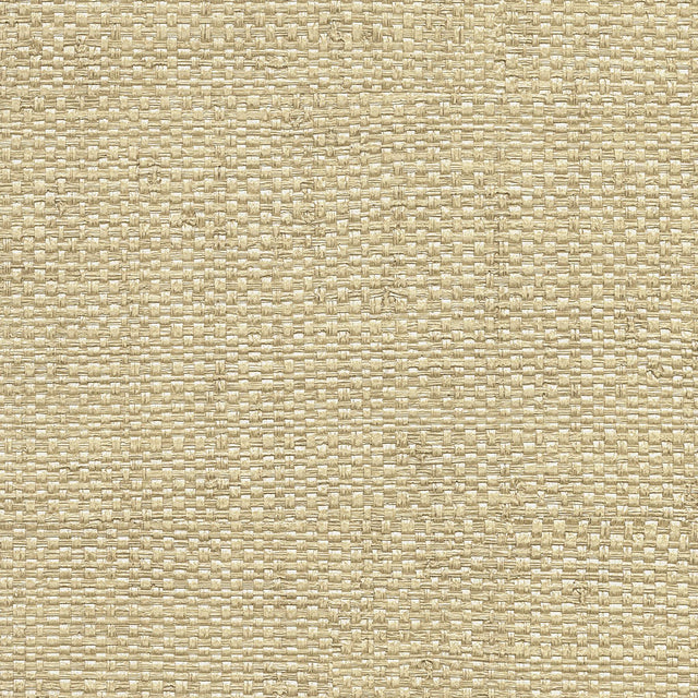 York Caviar Cream Basketweave Wallpaper