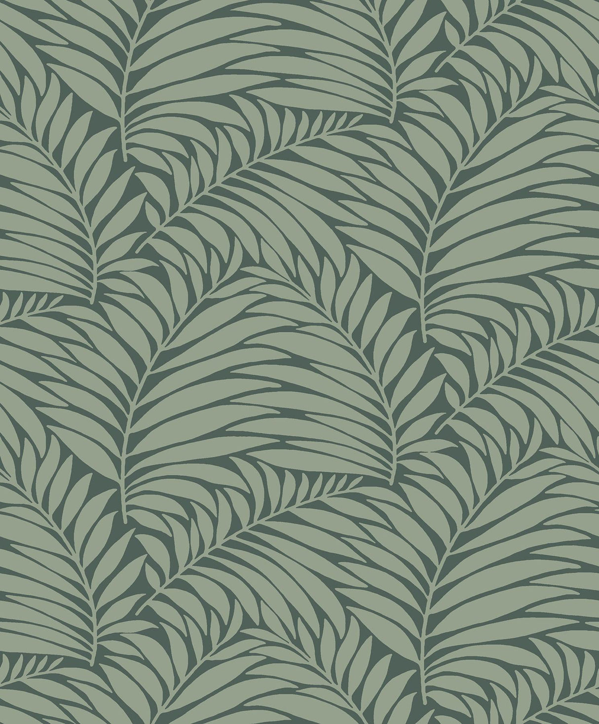 York Myfair Olive Leaf Wallpaper