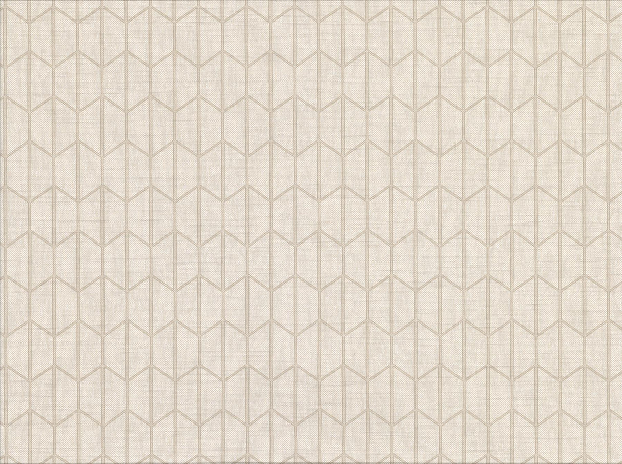 York Gauntlet Cream Geometric Wallpaper