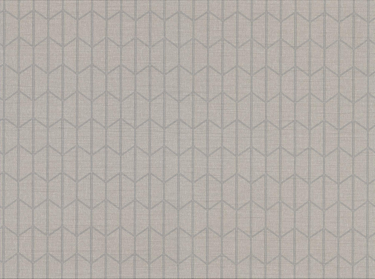 York Gauntlet Grey Geometric Wallpaper