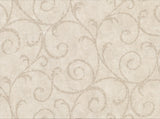 York Sansa Beige Plaster Scroll Wallpaper