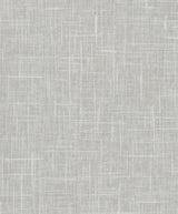 York Stannis Grey Linen Texture Wallpaper