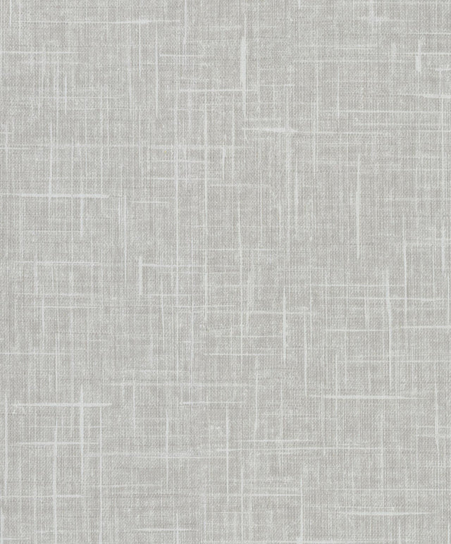York Stannis Grey Linen Texture Wallpaper