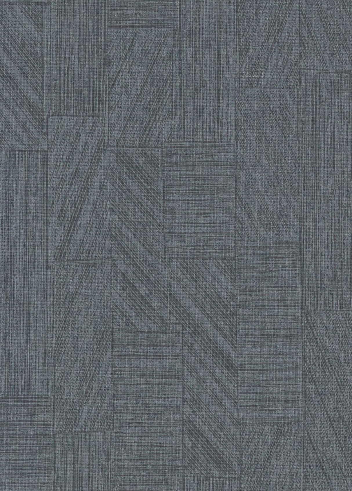 York Kensho Charcoal Parquet Wood Wallpaper