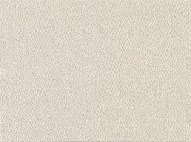 York Karma Off-White Herringhone Weave Wallpaper