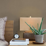 York Karma Brown Herringhone Weave Wallpaper