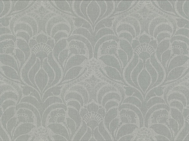 York Sandor Sage Damask Wallpaper